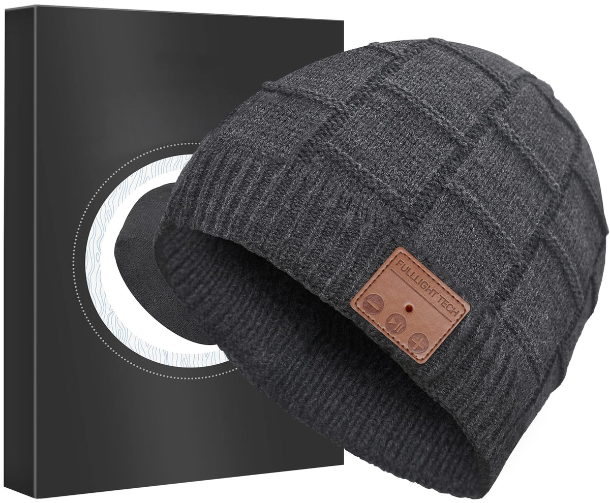 Bluetooth Beanie Hat Headphones, 23H Playtime, Cool Christmas Tech Gifts