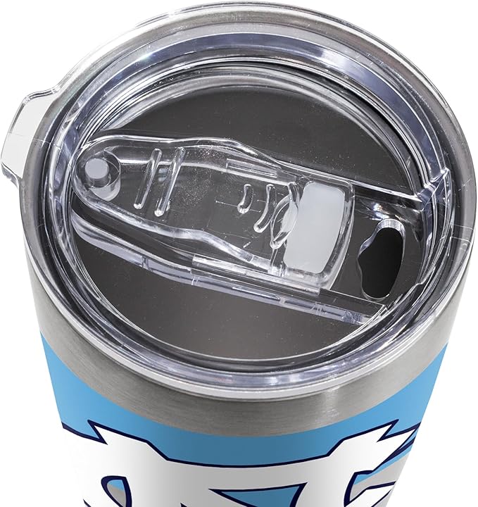 Rico Industries NCAA 20oz Stainless Steel Tumbler with Lid - Great For Coffee, Tea, Water or Cocktails