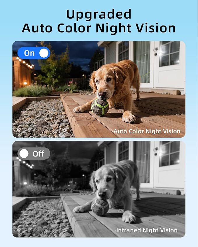 2K/3MP Solar Camera Outdoor Wireless- Outdoor Camera Wireless, 24/7 Protection, 2-Way Audio, AI Motion Detection, Solar/Battery Powered Spotlight Color Night Vision Used for Home Security