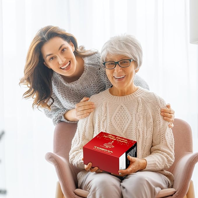 Tosima TV-8000 Wireless TV Speakers- Voice Highlighting TV Speakers for Hard of Hearing, Seniors and Elderly, 1000mAh Rechargable Battery, 8-HR Playtime, 2.4G RF Transimitter, 100Ft Range