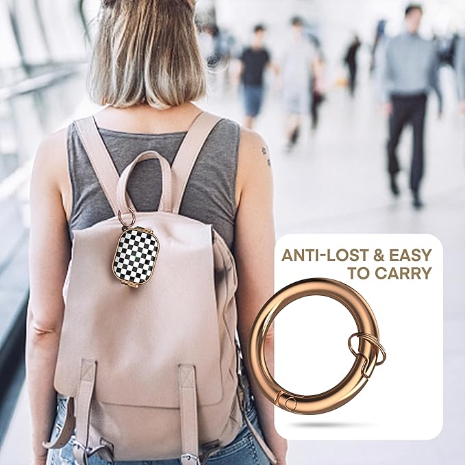 Maxjoy for AirPods Pro 3rd Generation Case with Lock, Cute AirPods Pro 3 Case Locking Protective Hard AirPod Pro 3 Cover for Women Men with Keychain for Airpod Pro 3rd Gen Cover 2025