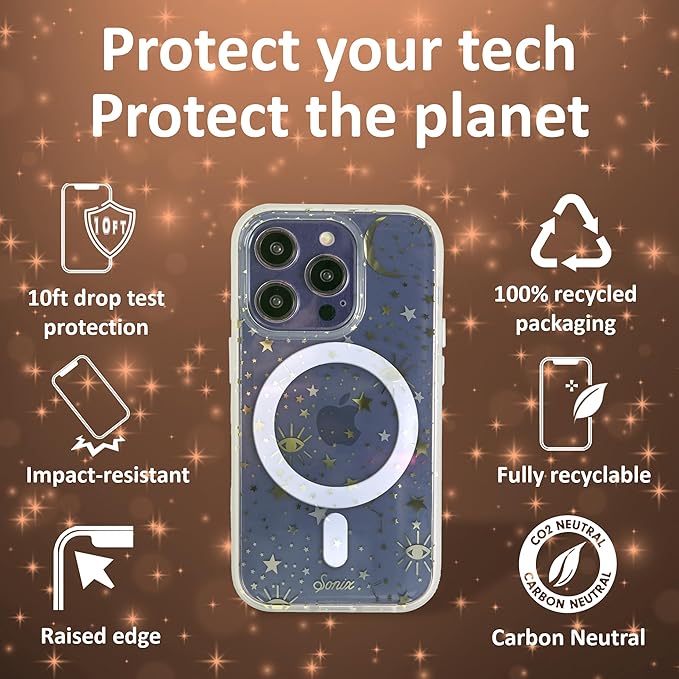 Sonix Case for iPhone 15 Pro Max | Compatible with MagSafe | 10ft Drop Tested | Cosmic Stars