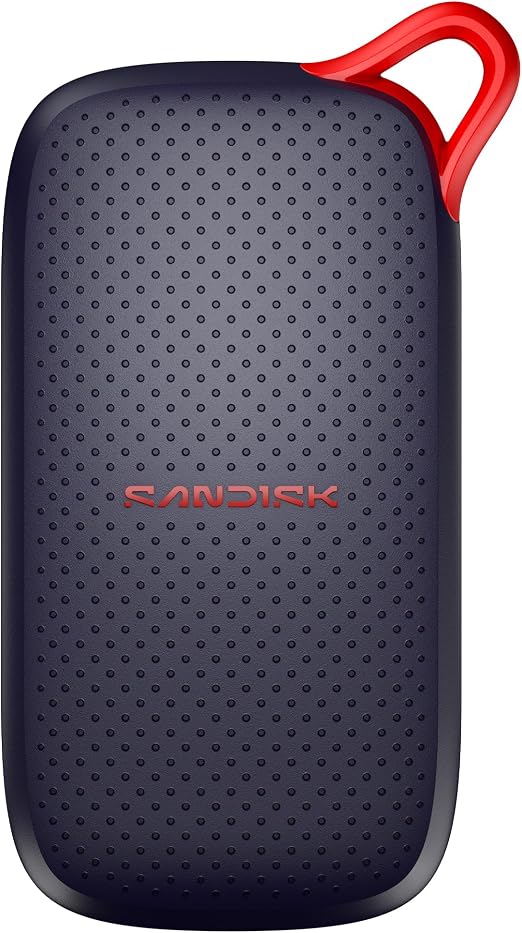 Sandisk 1TB Portable SSD, Up to 1000MB/s Read Speeds, Black (New Model)