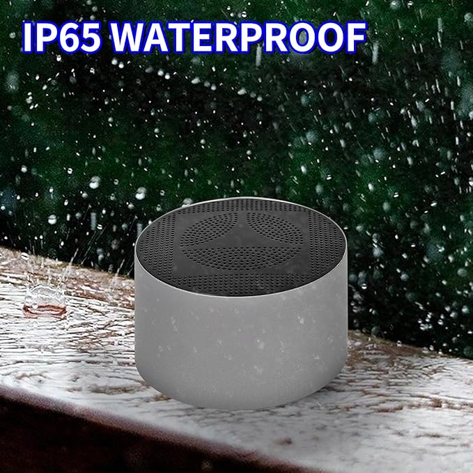 Small Speaker, Bluetooth Speaker with 360°HD Stereo Sound and Robust Bass, Mini Speakers with Hands-Free Call, IP67 Waterproof, Portable Speakers for Shower, Room, Car, Trip, Ideal Gift for Men, Women