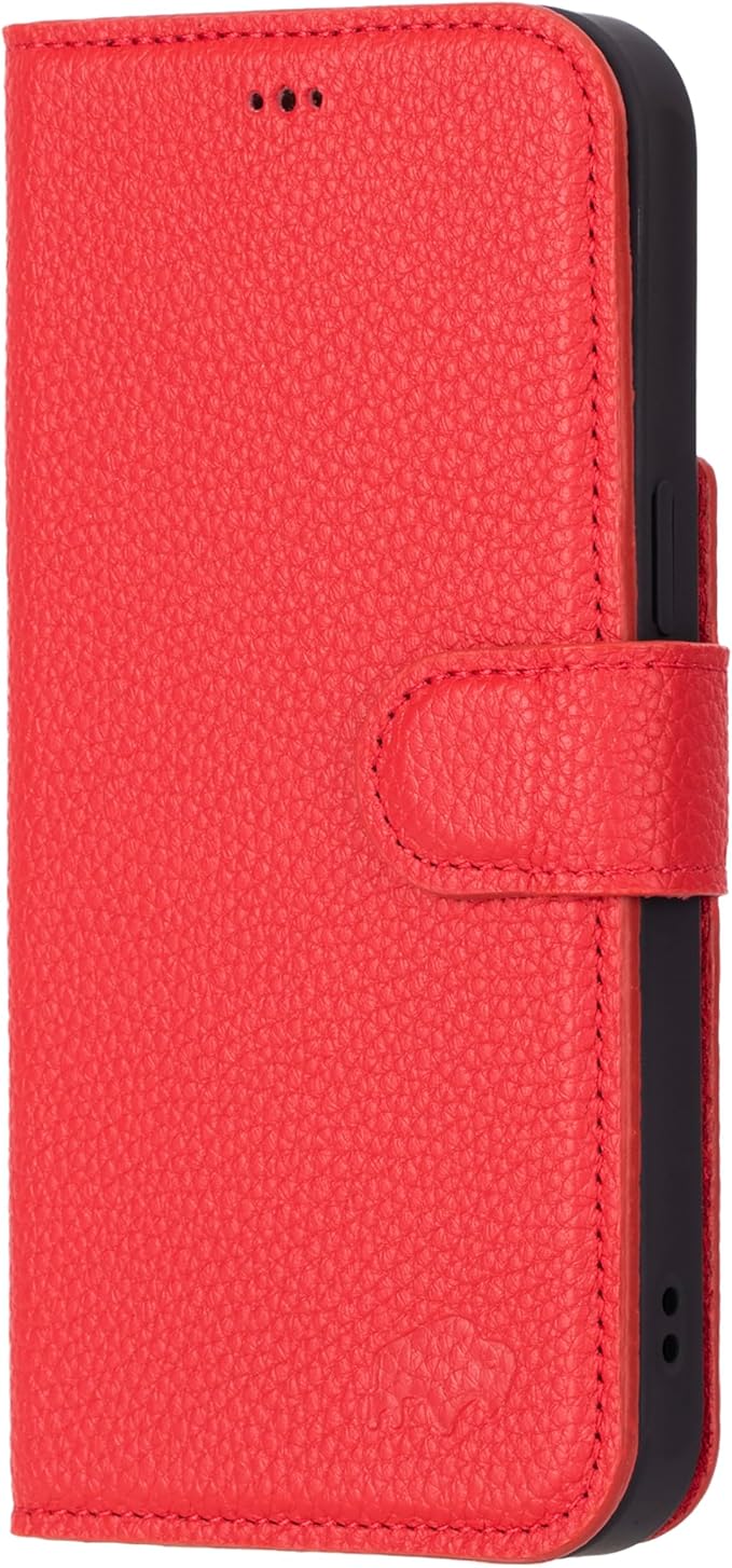 BLACKBROOK Case for iPhone 15 Pro Max Leather Case with Wallet, Carter Premium Leather Magnetic 2-in-1 Set for MagSafe Wallet Case with RFID, Cash, ID & 4 Card Slots, Compatible with iPhone 15 Pro Max