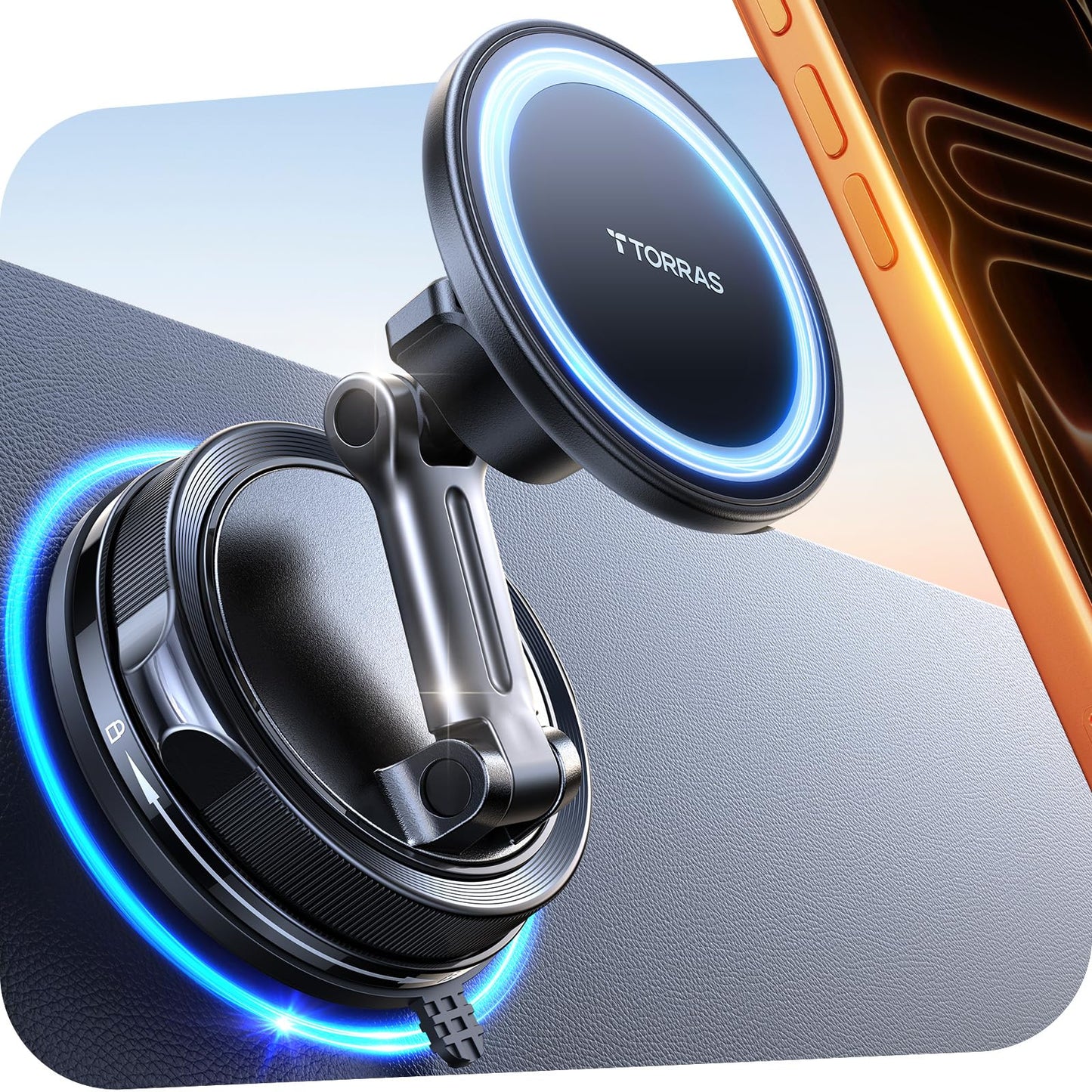 Magnetic Car Phone Mount — 360° Adjustable Secure Hold - Image 1