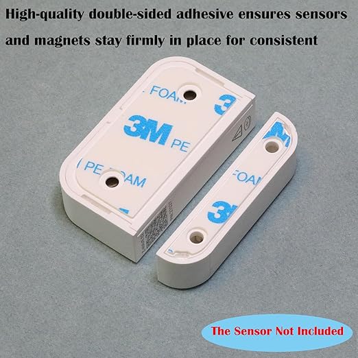 Replacement Adhesive for Ring Alarm Contact Sensors (2nd Gen) - (30 Pieces for Sensors & 30 Pieces for Magnets) - Strong Double-Sided Tape for Easy, Secure Installation