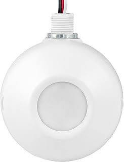 ENERLITES High Bay Ceiling Motion Sensor, Passive Infrared PIR Ceiling Sensor, 360° Field of View, 2800 Sq Ft Coverage, 120-277VAC, Neutral Wire Required, Commercial/Industrial Grade, MPC-50H, White - Image 1