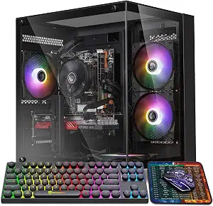Desktop Computer Gaming PC, i5 CPU Up to 3.6GHz, ,16GB RAM, 256GB SSD, - Image 1