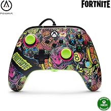 PowerA Advantage Wired Controller for Xbox Series X|S - Fortnite Glow, gamepad, hall effect thumbsticks, gaming controller, USB-C, Works with Xbox One, Officially Licensed - Image 1