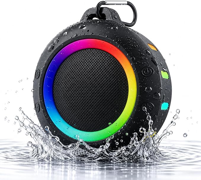 Waterproof Bluetooth Speaker, Portable Wireless Shower,Gifts for Men Women