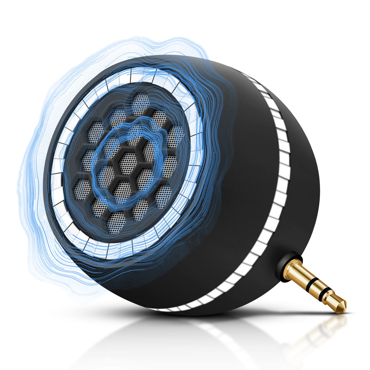 Mini Portable Speaker, 3W Mobile Phone Speaker Line-in Speaker with 3.5mm AUX Audio Interface for Smartphone/Tablet/Computer