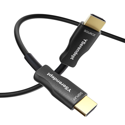 Fiber Optic HDMI Cable 33ft, High Speed 48Gbps 8K HDMI 2.1 Cable with [8K@120Hz] Dynamic HDR/eARC/HDCP 2.2&2.3/3D, Compatible for PS5 PS4 Desktop AMD NVIDIA