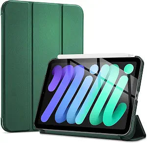 ProCase Smart Case for iPad mini 7 A17 Pro 2024/Mini 6 2021 8.3" -Mgreen - Image 1