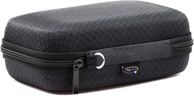DigiCharge Hard Carry Case for Amazon Fire TV Stick 4K / Fire TV Stick Remote Control Cables and Charger - Protective Portable Travel Hard EVA Cover Shockproof Storage Bag Pouch, Black