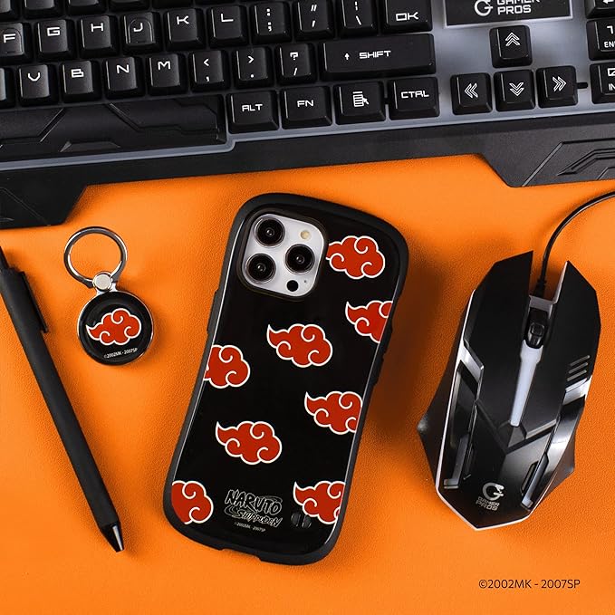 iFace Naruto Shippuden Anime Licensed Universal Smartphone Ring Holder Kickstand Accessory ??Stick On Phone Stand/Hand Gripper Compatible with iPhone, Samsung Galaxy, etc. - Akatsuki Symbol
