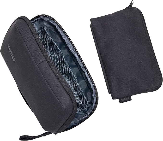 Thule Aion Travel Organizer - 2-in-1 Pouch Includes Travel Wallet and Electronics Bag - RFID Blocking Zipper Pouch - Internal Pockets to Stay Organized - 100% Recycled Waxed PFC-Free Fabric