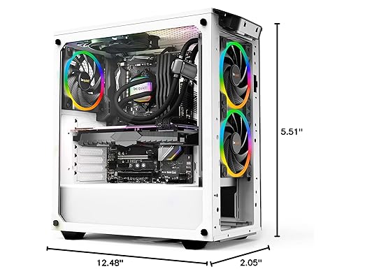 be quiet! Pure Loop 2 FX 280mm, CPU Liquid Cooler for Intel Core i3/i5/i7 or AMD Ryzen 3/5/7, ARGB LED Illumination, 2X Light Wings PWM high-Speed Fan -BW014