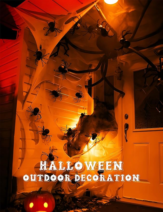 JandCase Halloween Orange Light Bulb Outdoor, LED PAR30 Orange Flood Lights 12W(100W Equivalent), E26 Colored Light Bulbs for Porch Home Lighting, Theme Party Decor, Courtyard, Not-Dimmable, 2 Pack