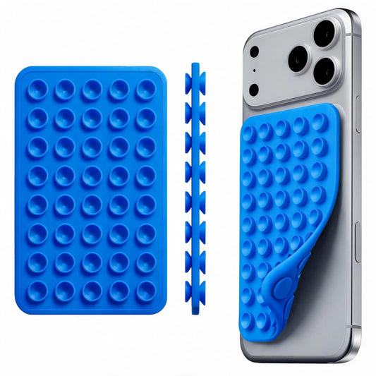 Blue Octo budyyy Phone Sticky Grip Silicone Suction Phone Case Mount