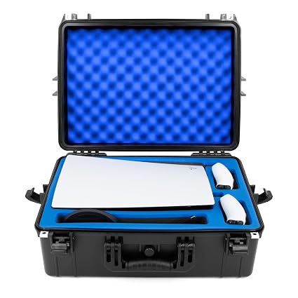 CASEMATIX Case for PS5 – Ultra-Rugged Hard Shell Travel Case