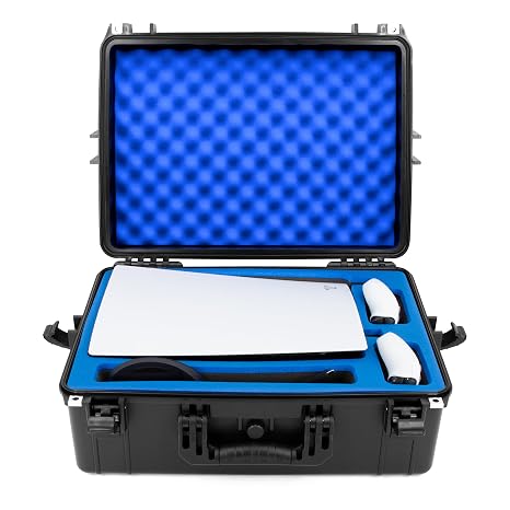 CASEMATIX Case for PS5 – Ultra-Rugged Hard Shell Travel Case
