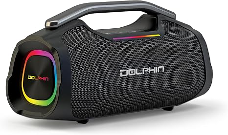 Dolphin LX-440 Portable Bluetooth Party Speaker, Black