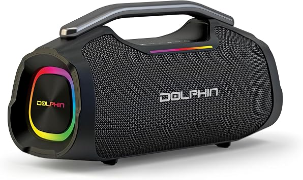 Dolphin LX-440 Portable Bluetooth Party Speaker, Black