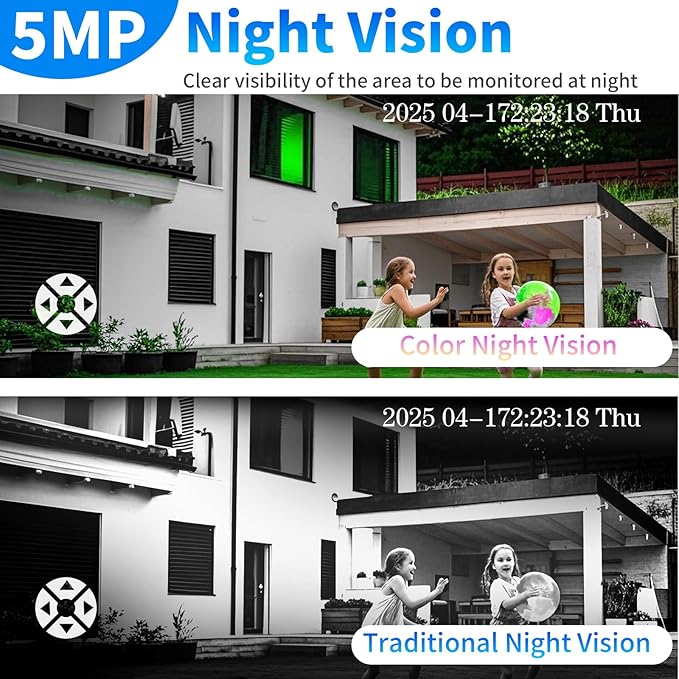 Light Bulb Camera, E3LT Wireless Security Camera 3MP Full HD, 360° View, 2.4G WiFi, Two-Way Talk, Color Night Vision, Compatible with Alexa/Google Home