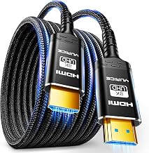 10K 8K 4K HDMI 2.1 Cable 25FT, Ultra High Speed 48Gbps Braided Cord, 8K@60Hz 4K@120Hz, HDCP 2.2 & 2.3, HDR10, DTS:X Compatible with Roku TV/PS5/Xbox/HDTV/Blu-ray - Image 1