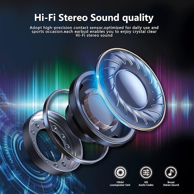 Earbuds for Kids, Penguins Headphones Bluetooth with Mic, 85dB Volume Limited, 36Hrs Playtime, Gilrs Boys Earbuds for Small Ears,Touch Control, Waterproof, earbuds Wireless for School/Tablet