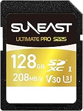 SUNEAST 128GB SD Card SDXC UHS-I V30 U3 C10 Memory Card - Image 1