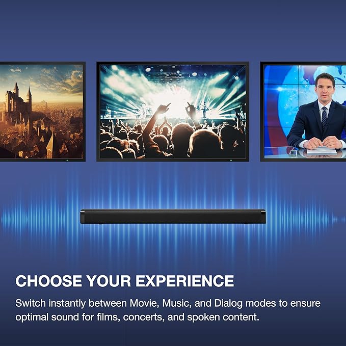 iLive 32-inch Bluetooth Soundbar with Wireless Subwoofer, ITBSW222B