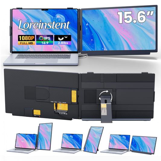 15.6" Laptop Screen Extender, FHD 1080 IPS Detachabl | Computer Access - Image 1