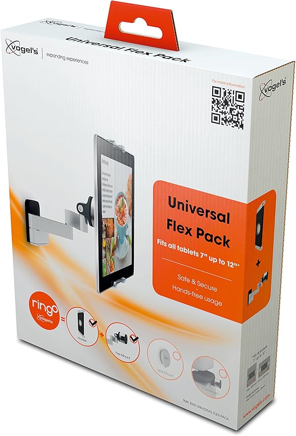 Vogel's TMS 1030 Full-Motion Tablet Wall Mount for All Tablets from 7-13 inch | Swivels up to 180º (Left/Right) | Can be Tilted up to 15º | Also fits iPad and Samsung Galaxy Tab| Black