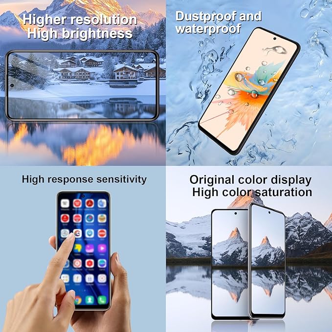 EFAITHFIX for Samsung Galaxy A51 A515 Screen Replacement with Frame 6.5 Inch LCD Display Digitizer for Samsung A51 A515U A515F A515FN/DS Screen Replacement Touch Screen Assembly with Repair Tools