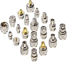 onelinkmore 20-Piece UHF Adapter Kit, PL-259/SO-239 to SMA, BNC and TNC - Image 1