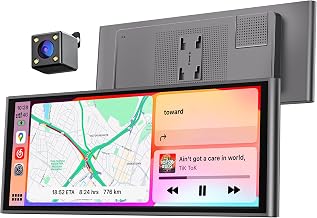 9.26" Wireless Portable Carplay Screen for Apple Car Play Android Auto OTA