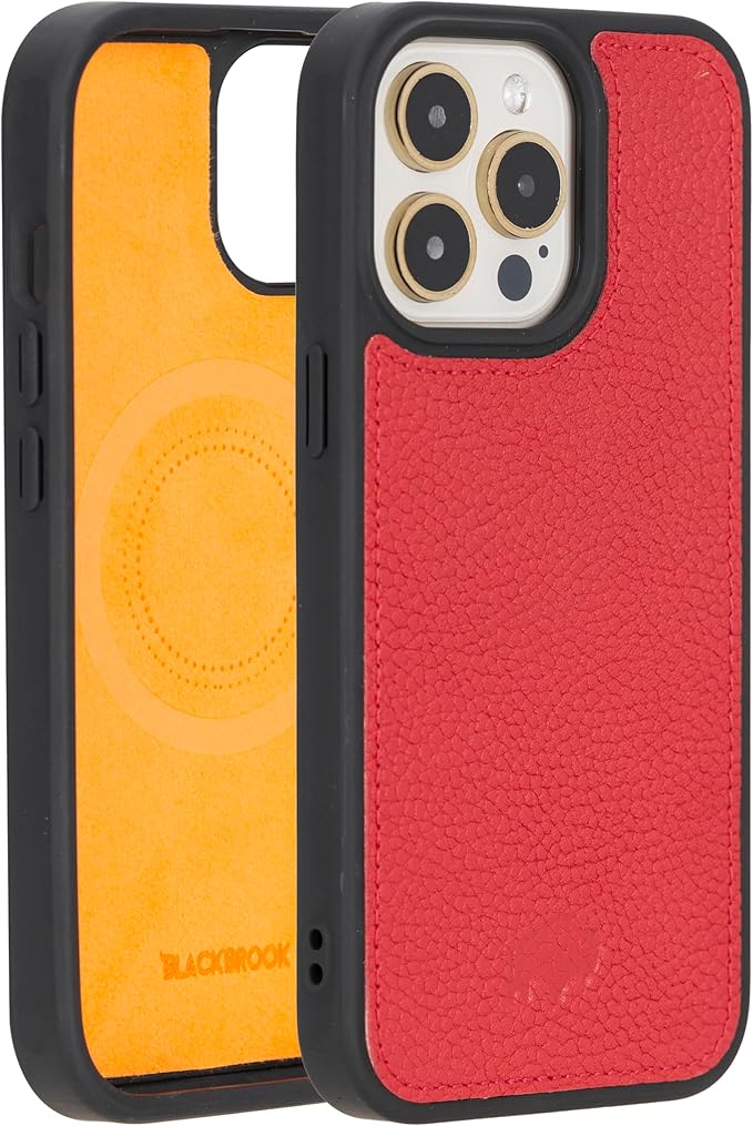 BLACKBROOK Case for iPhone 15 Pro Max Leather Case with Wallet, Carter Premium Leather Magnetic 2-in-1 Set for MagSafe Wallet Case with RFID, Cash, ID & 4 Card Slots, Compatible with iPhone 15 Pro Max