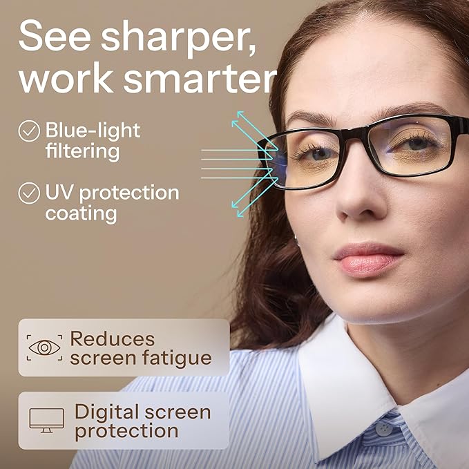 Gaoye 5-Pack Reading Glasses Blue Light Blocking, Spring Hinge Readers for Women Men Anti Glare Filter Lightweight Eyeglasses (5-Pack Mix Color 3,1.0)