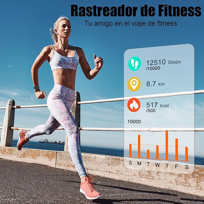 Smart Watch for Men Women (Answer/Make Call), 1.96" HD Fitness Tracker Running Watch, IP68 Waterproof,Pedometer, Sleep/Step/Activity/Heart Rate Monitor,110+ Sport Mode Smartwatch for iOS Android Phone