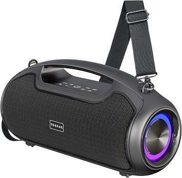 Portable Bluetooth Speakers Wireless, 200W PeaK Loud Sound with Deep Bass