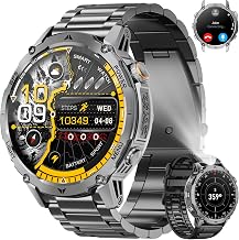 GPS Smart Watch for Men, 100-Day Battery, Bluetooth Call with Flashlight - Image 1