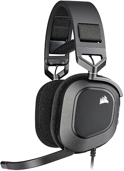 Corsair HS80 RGB USB Wired PC Gaming Headset – Black