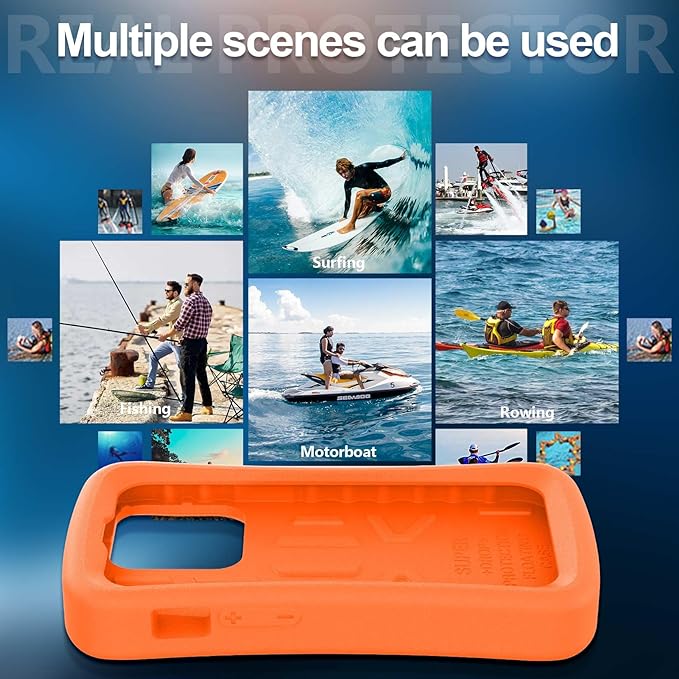 Floating Phone Case for iPhone 15 Pro Max/15 Plus/14 Pro Max/14 Plus/13 Pro Max/12 Pro Max EVA Material Case with Waterproof Dry Bags and Lanyard, 20FT Powerful Drop Protective Case-6.7inch