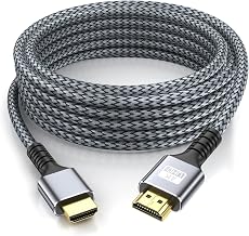 4k Hdmi Cable 50ft Ultra High Speed HDMI 2.0 Cable 4K@60HZ 3D ARC Gold Plated Connector Ethernet Audio Video Return HDMI Cord for UHD TV Monitor Laptop Xbox PS4/PS5 Roku TV ect.(Silvery) - Image 1