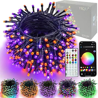 Smart Color Changing Christmas Halloween Tree Light String 66 FT 200 LED