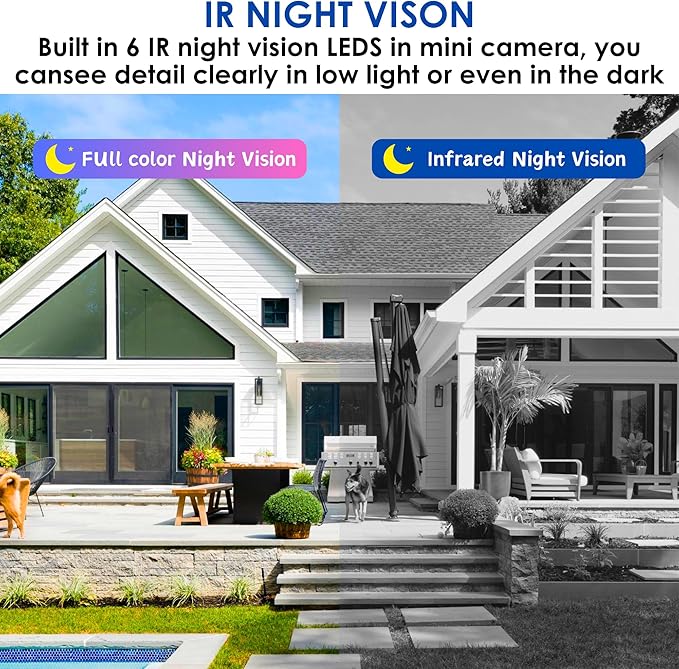 No Wifi Camera, 24 hours Continuous Recording AOV Solar Security Cameras Wireless Outdoor, 4G LTE 2K Outdoor Camera for Home Security,360 Auto Tracking Full Color Night Vision,Powered by Solar Panel