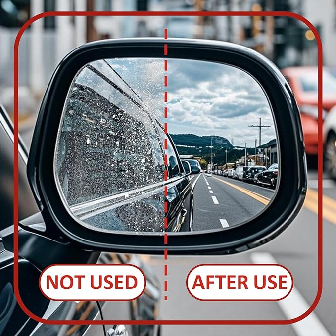 Glass Cleaner Spray - Helps Prevent Repels Rain for Exterior Car Windows