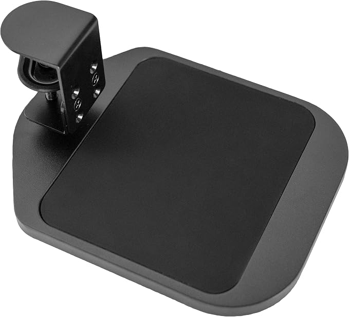 VIVO Black Clamp-on Mouse Pad Holder Platform, MOUNT-MS01B